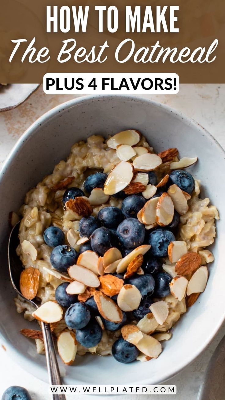 Heavy Cream's Secret: Your Creamy Blueberry Almond Oatmeal