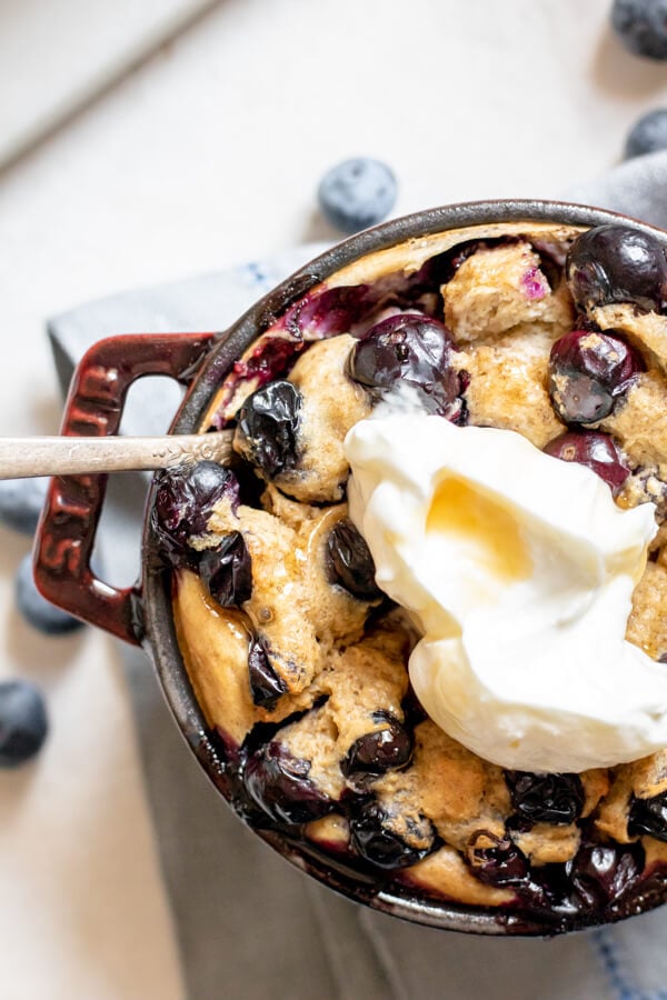 TikTok Viral: Blended Baked Blueberry & Cream Oatmeal